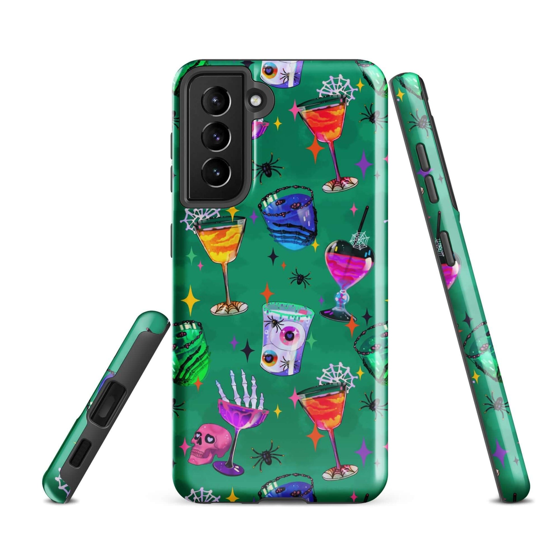 Colorful Monster Party Samsung® Tough Case featuring artistic designs, ensuring protection and style for your phone.