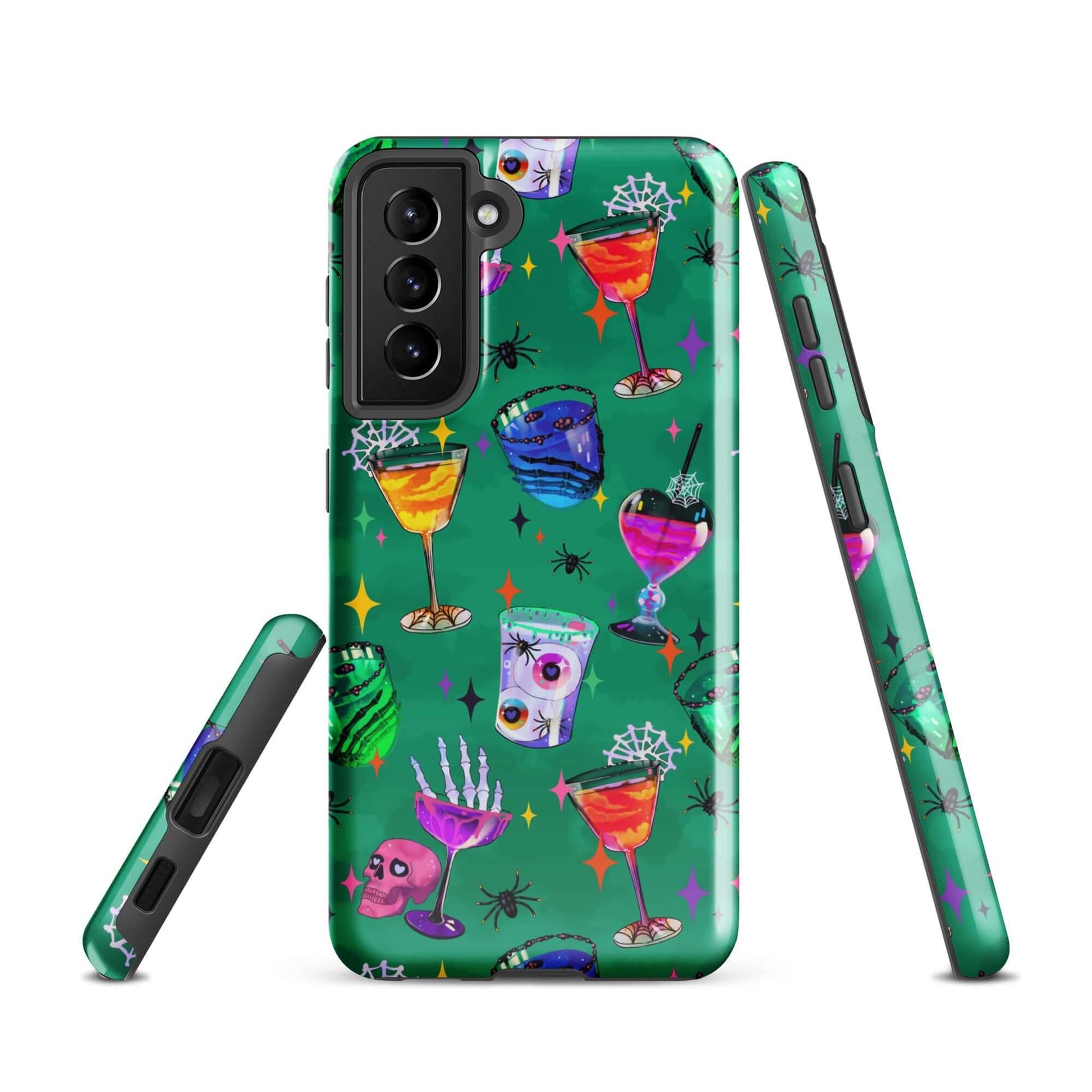 Colorful Monster Party Samsung® Tough Case featuring vibrant designs and dual-layer protection for ultimate durability.