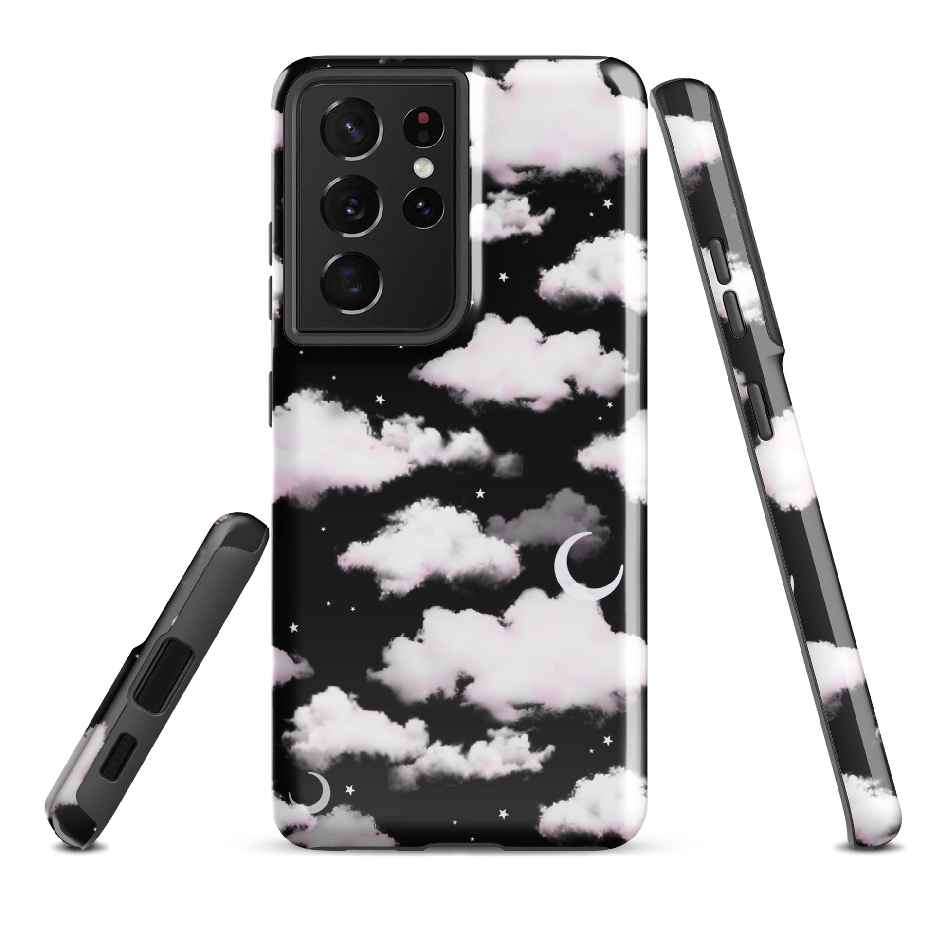 Stylish Cloudy Sky Samsung® Tough Case featuring a sleek design, impact resistance, and dual-layer protection.