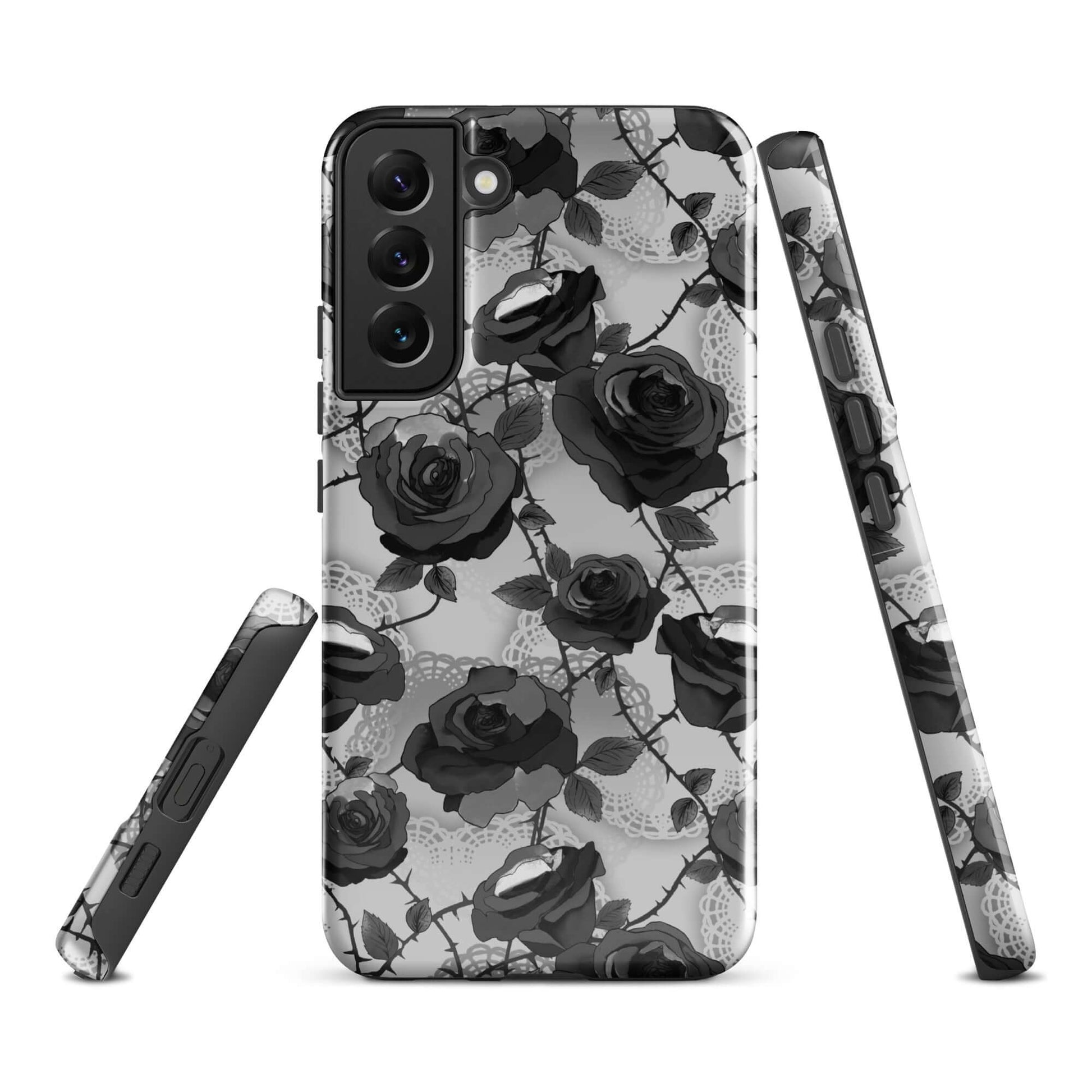 Stylish Enchanted Rose Samsung® Tough Case offers durability and artful design for ultimate phone protection.