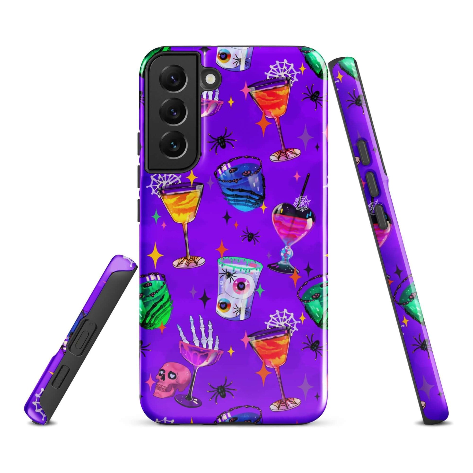 Vibrant Monster Party Samsung® Tough Case featuring a colorful design, offering durability and impact protection.