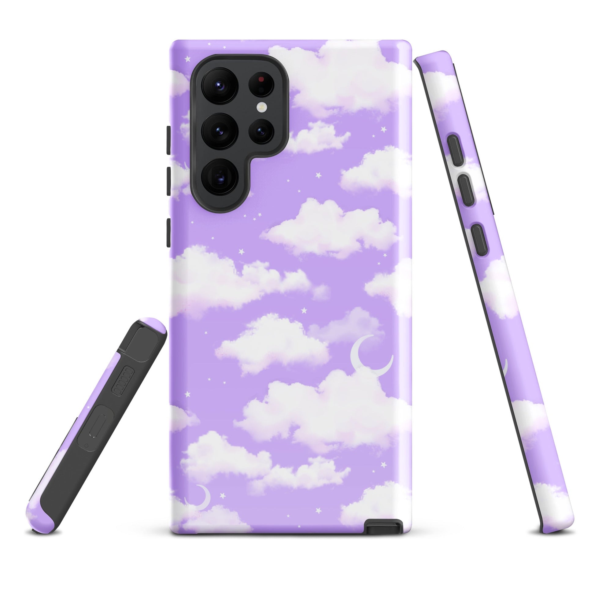 Stylishly protect your phone with the Cloudy Sky Samsung® Tough Case, featuring a dreamy cloud design and robust durability.