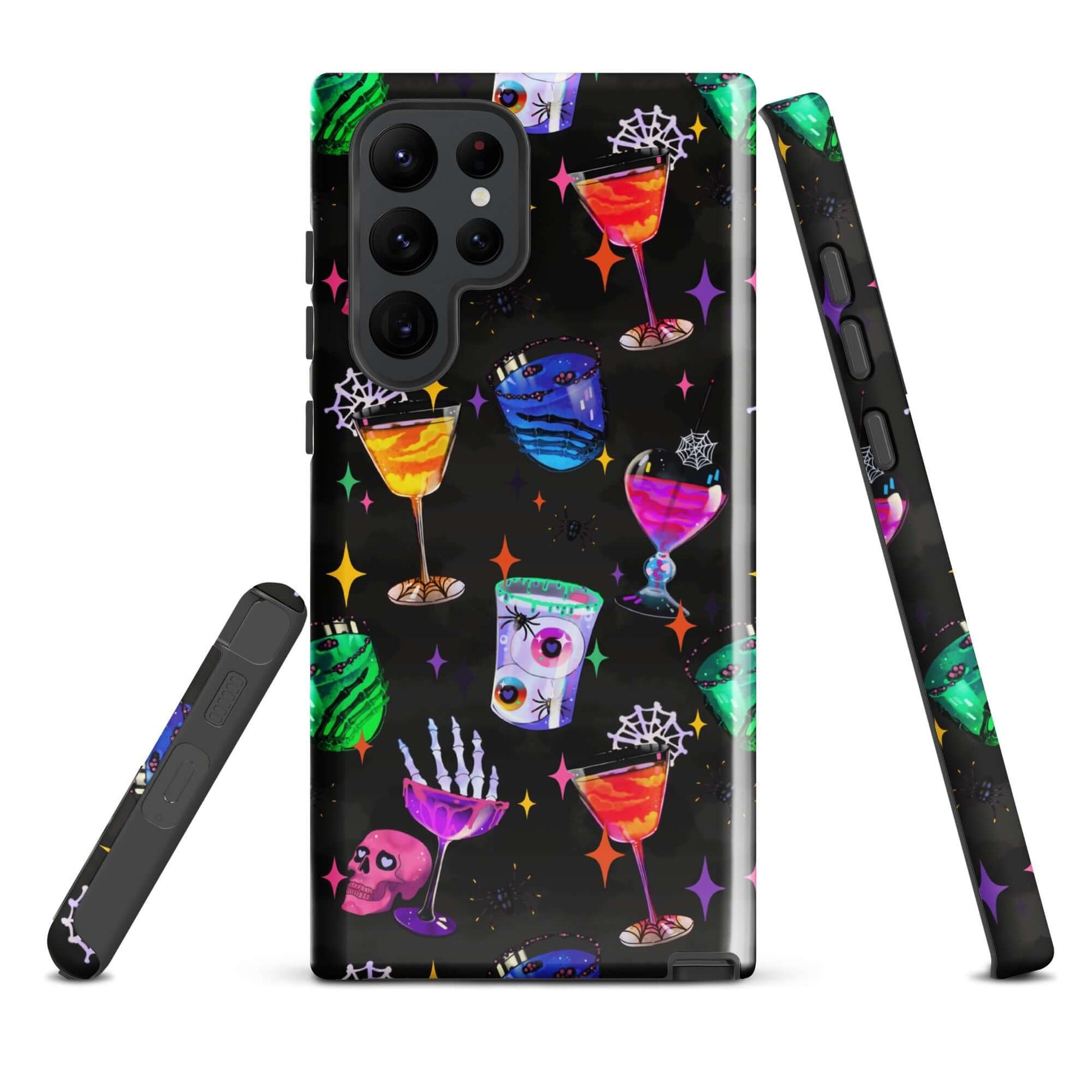 Vibrant Monster Party Samsung® Tough Case with playful designs, offering impact resistance and stylish protection.