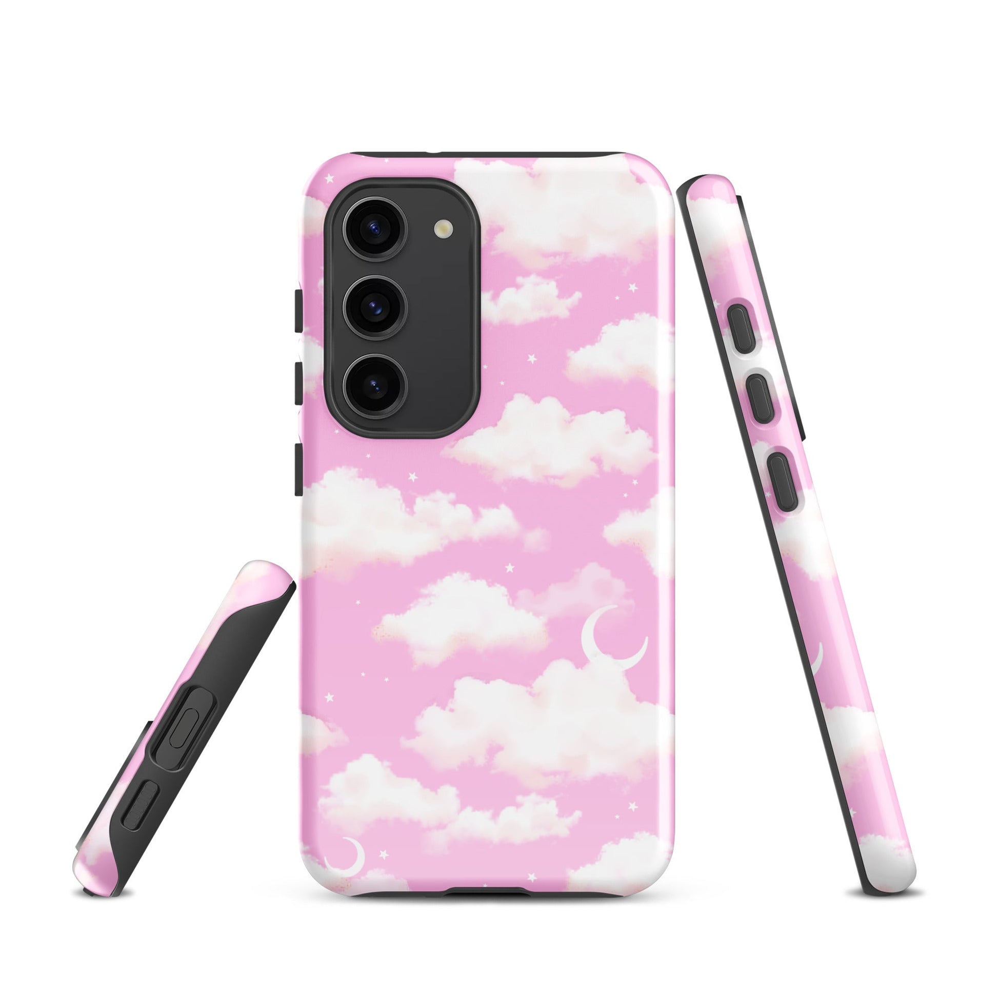 Stylish Cloudy Sky Samsung® Tough Case showcases a dreamy design, offering durability and protection for your phone.