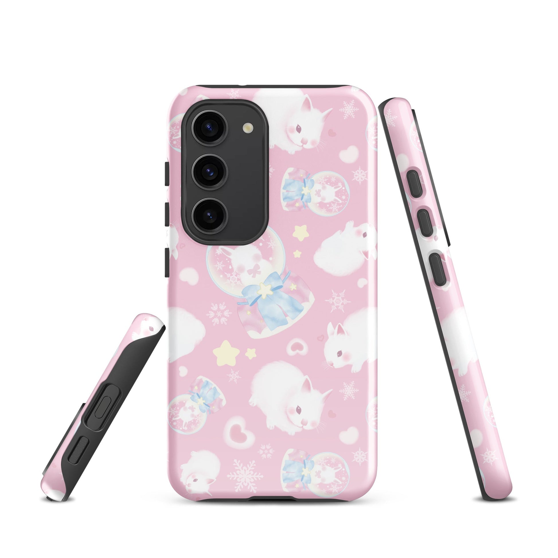 Protect your phone in style with the Snow Bunny Samsung® Tough Case, featuring a cute, artistic design and durable layers.