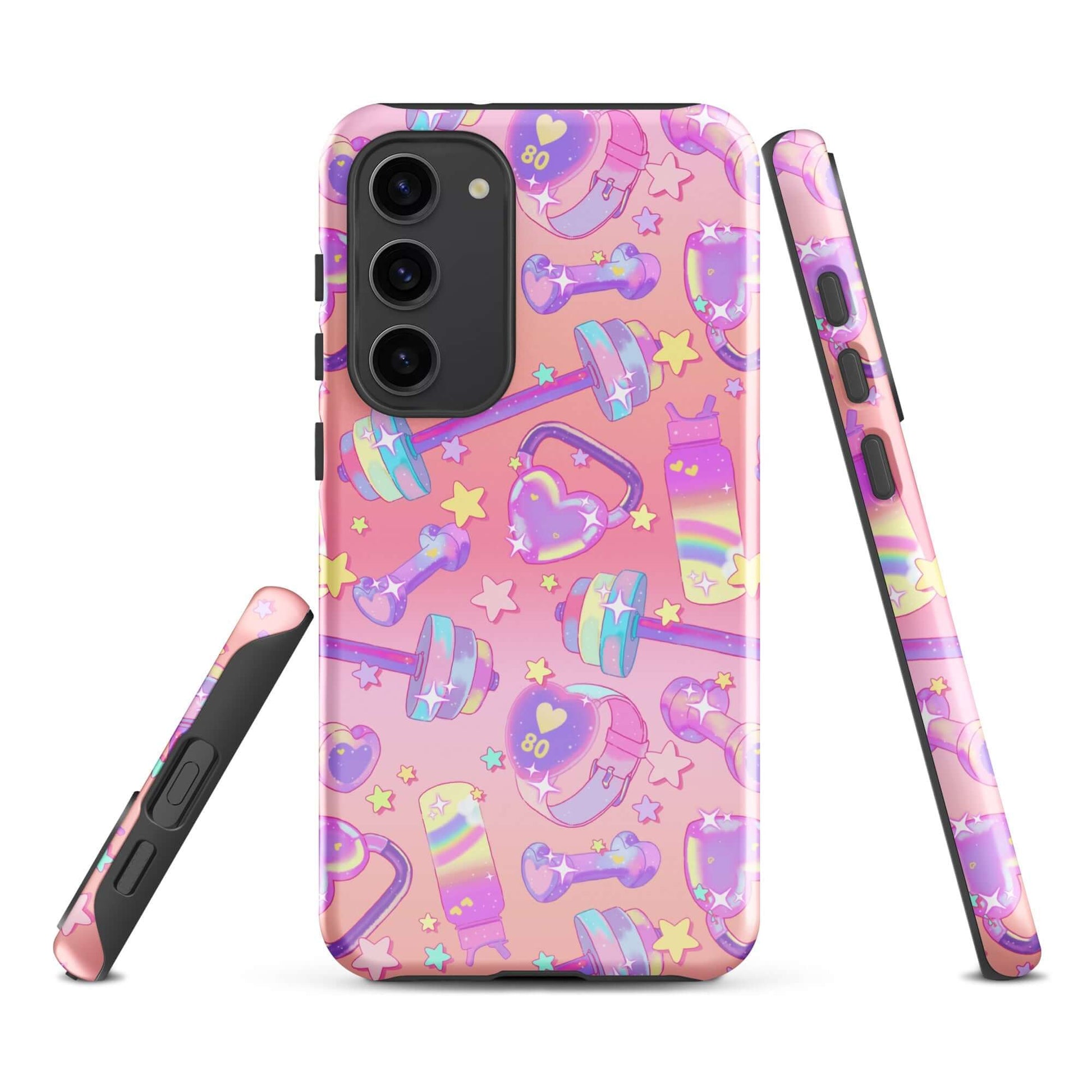 Stylish Glitter Gains Samsung® Tough Case features vibrant designs and dual-layer protection for your Galaxy S23+.