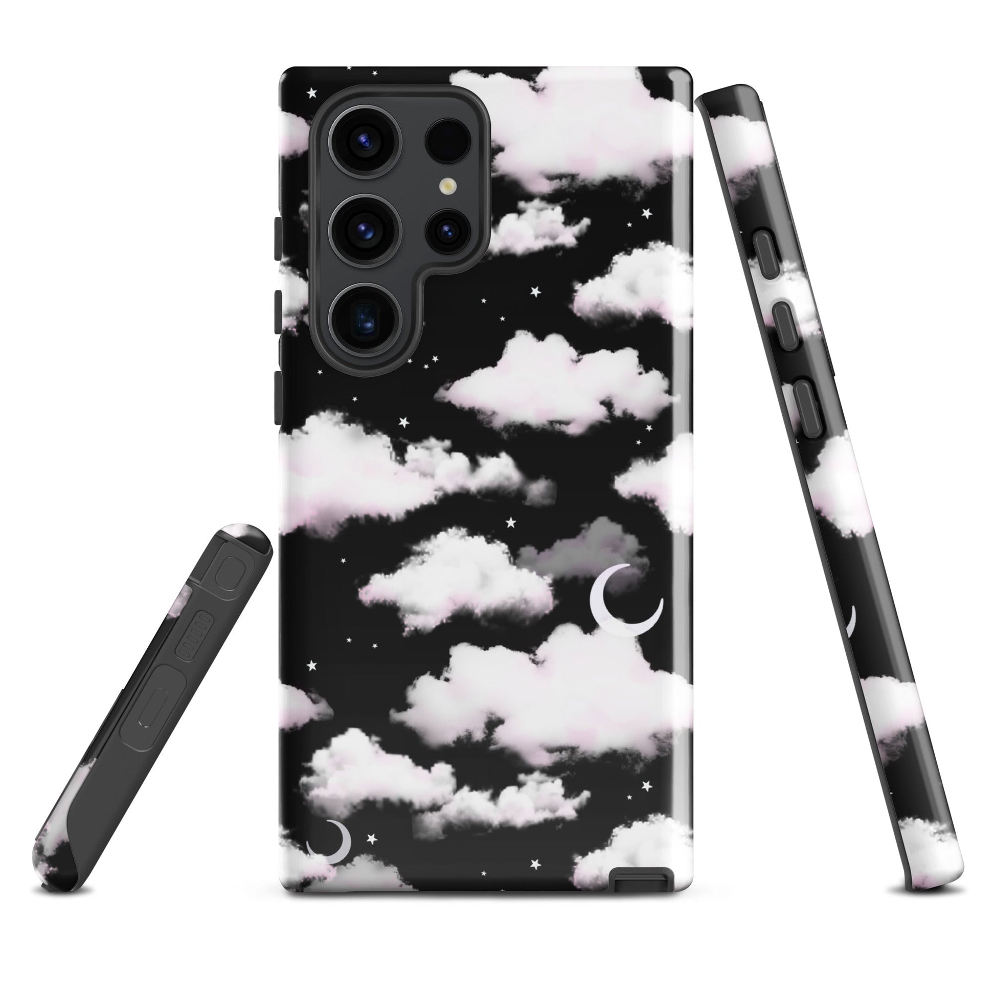 Cloudy Sky Samsung® Tough Case featuring a sleek cloud design, providing impact resistance and stylish protection.