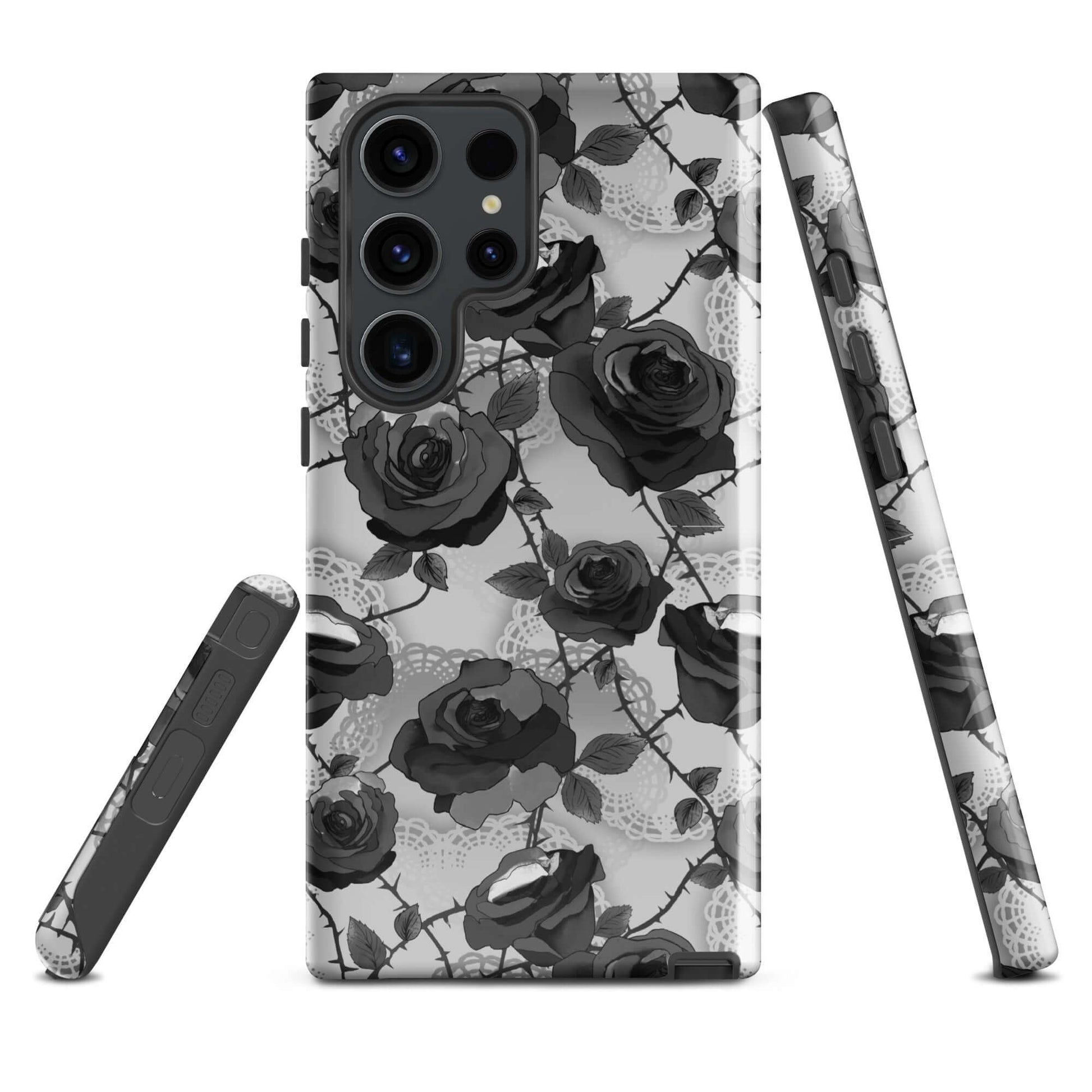 Protect your device with the Enchanted Rose Samsung® Tough Case, featuring a stylish floral design and robust durability.