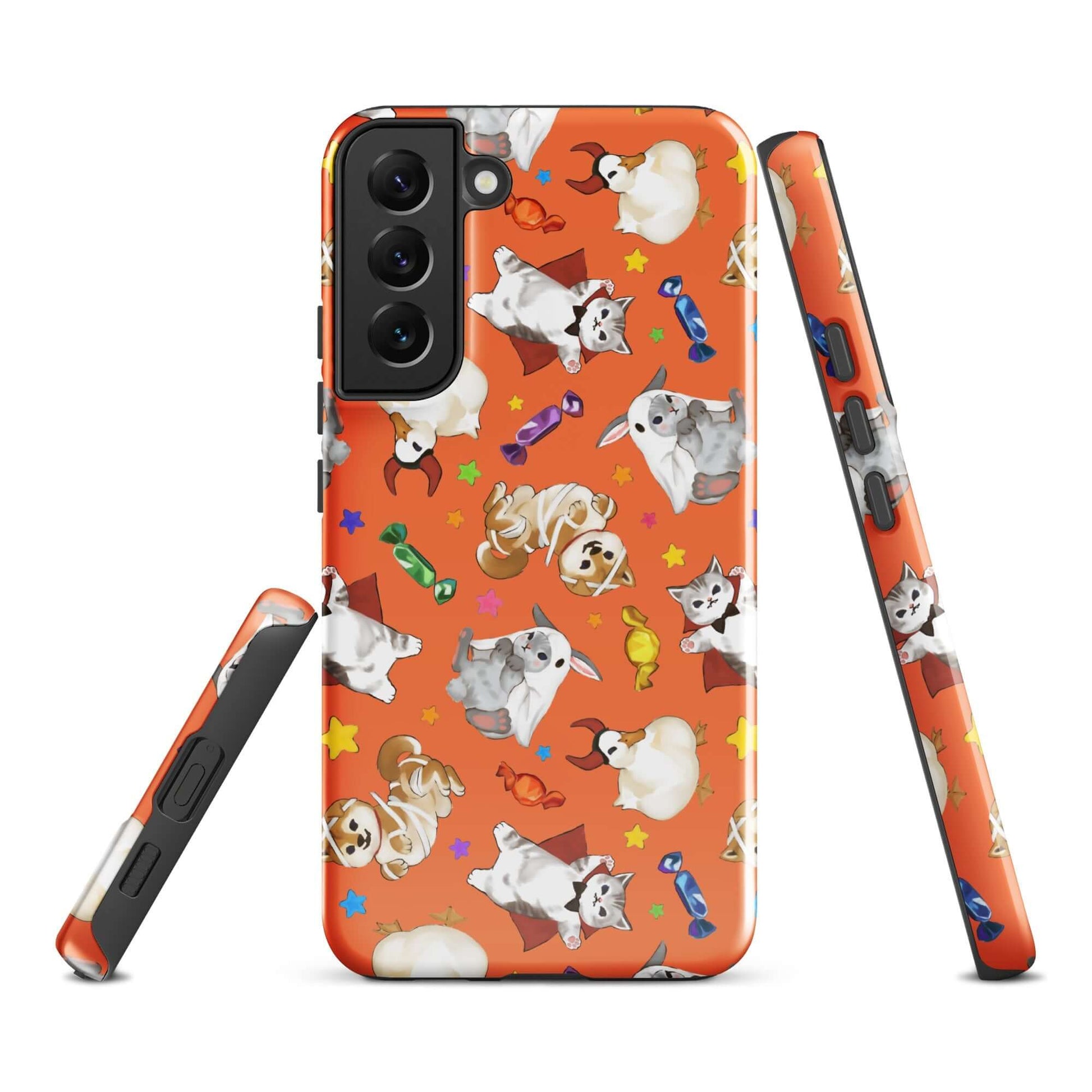 Trick or Treaters Samsung® Tough Case features a colorful design, combining style with durability for ultimate phone protection.