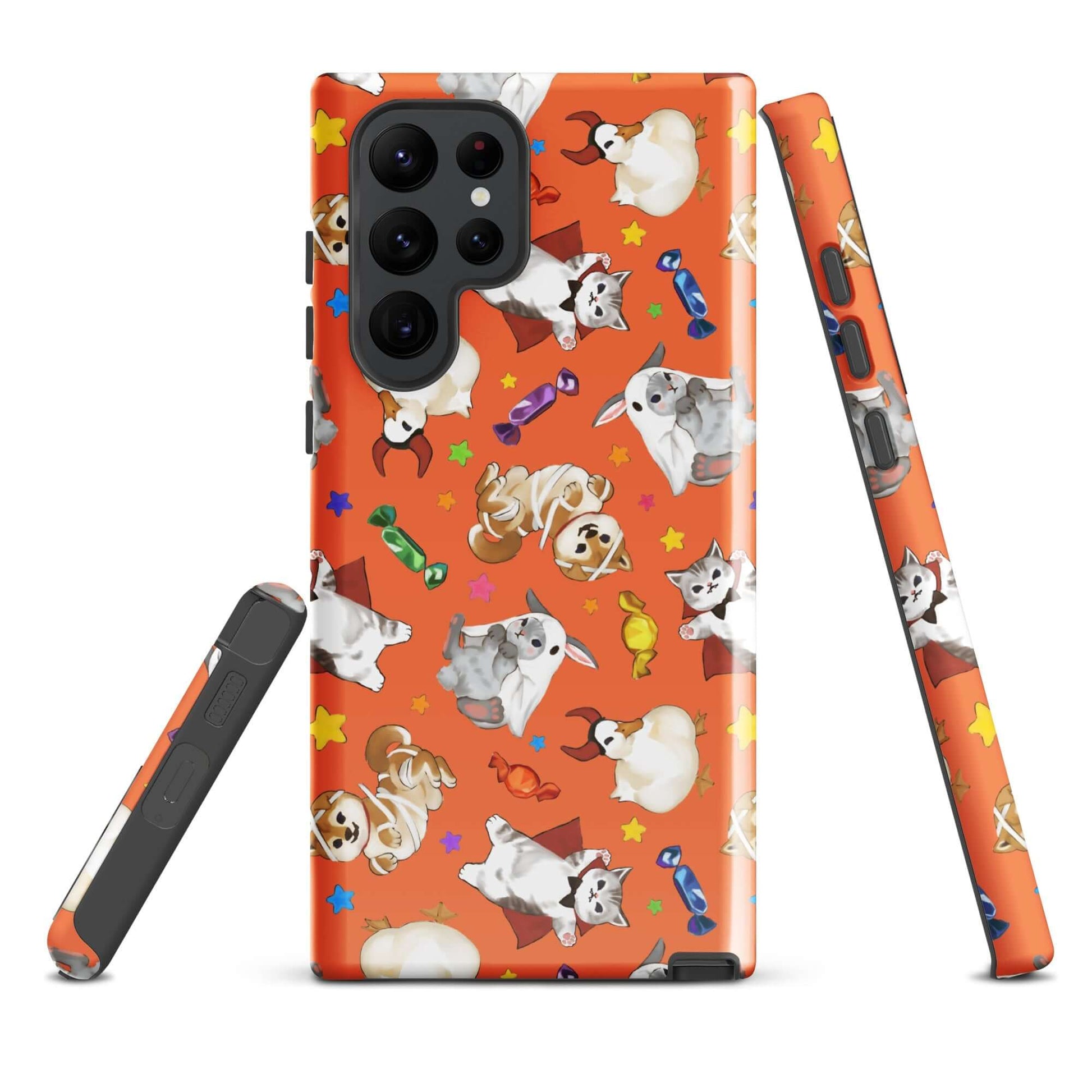 Trick or Treaters Samsung® Tough Case features playful designs, ensuring style and protection for your phone.