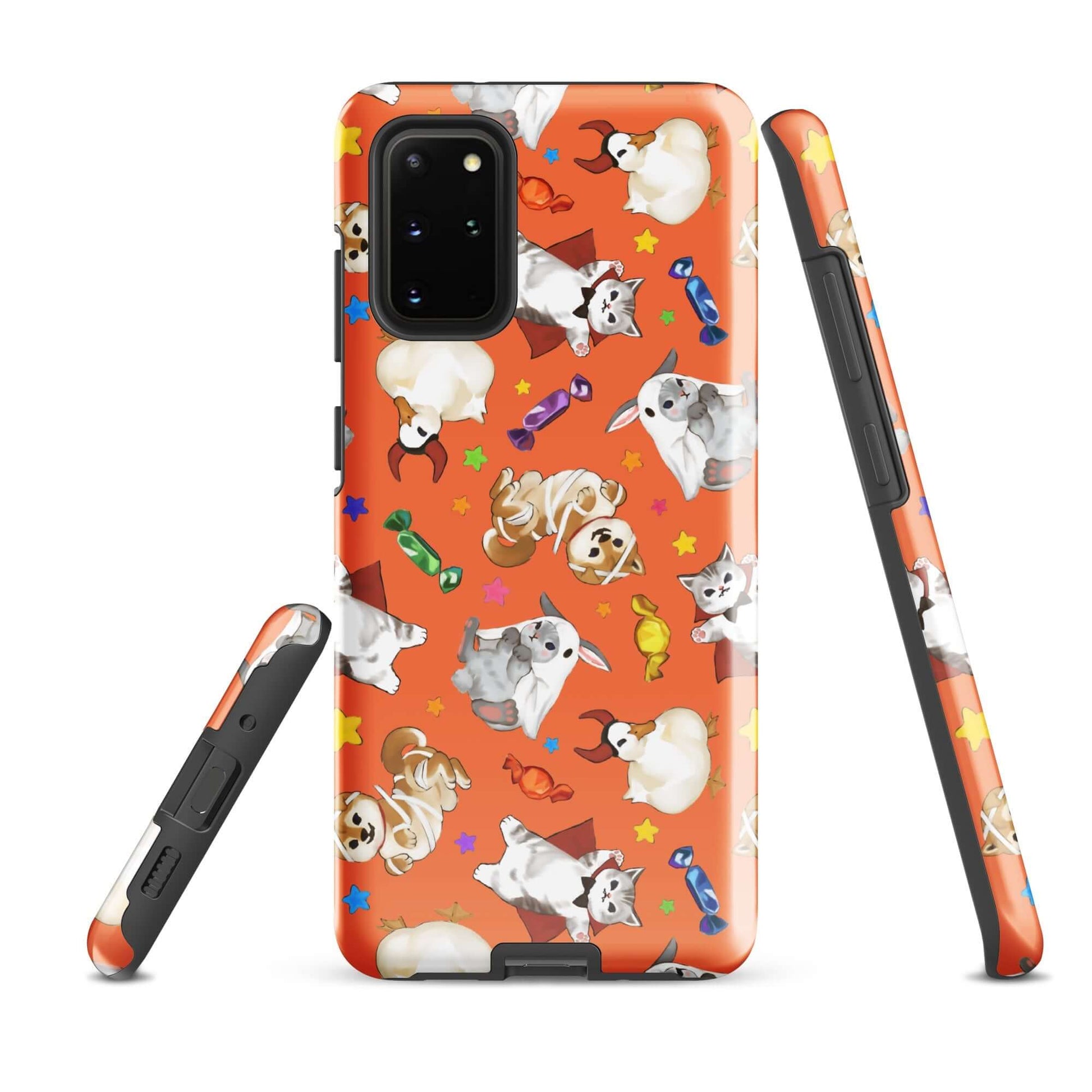 Trick or Treaters Samsung® Tough Case features playful pet designs, providing stylish protection for your phone.