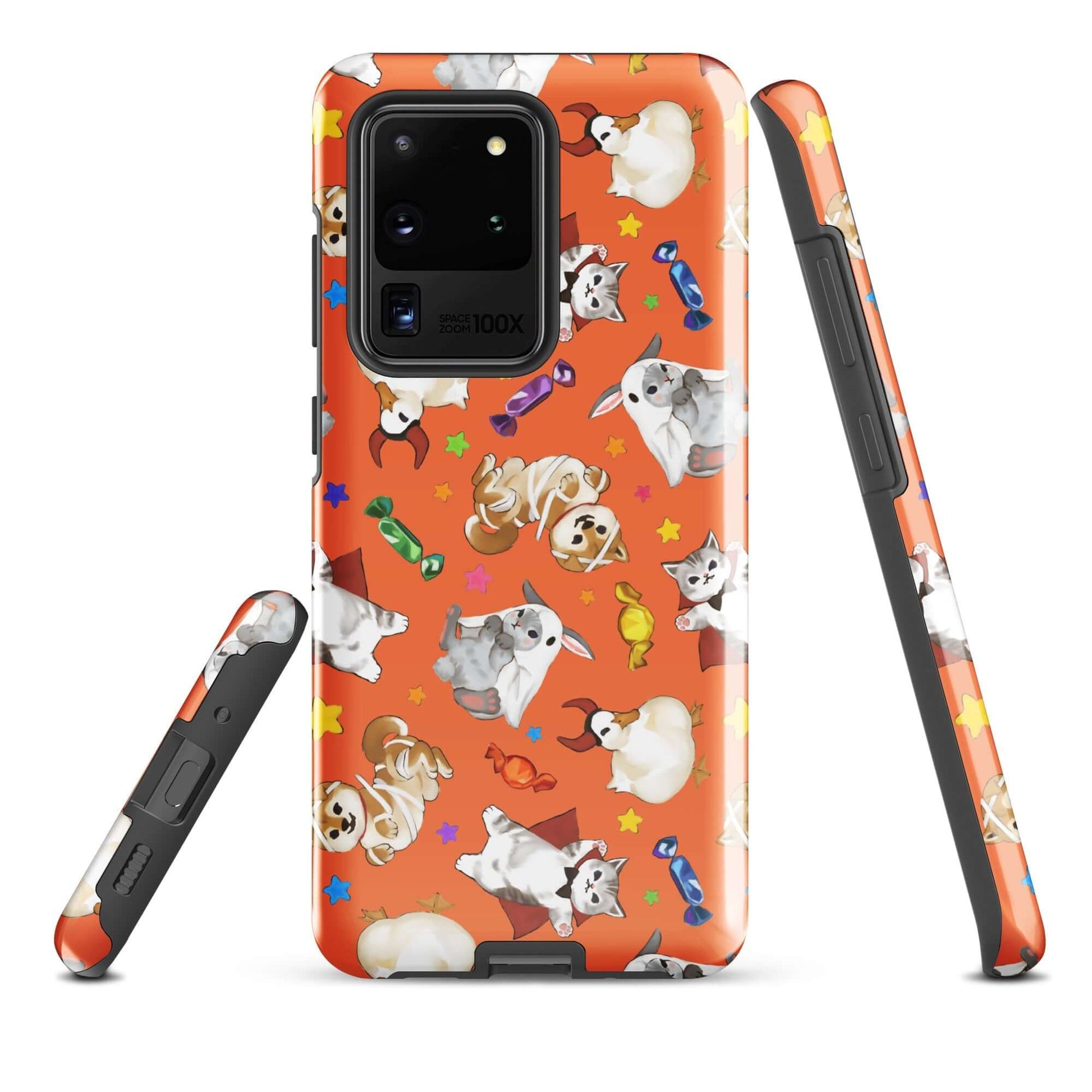 Trick or Treaters Samsung® Tough Case features a fun design, providing impact resistance and stylish protection for your phone.