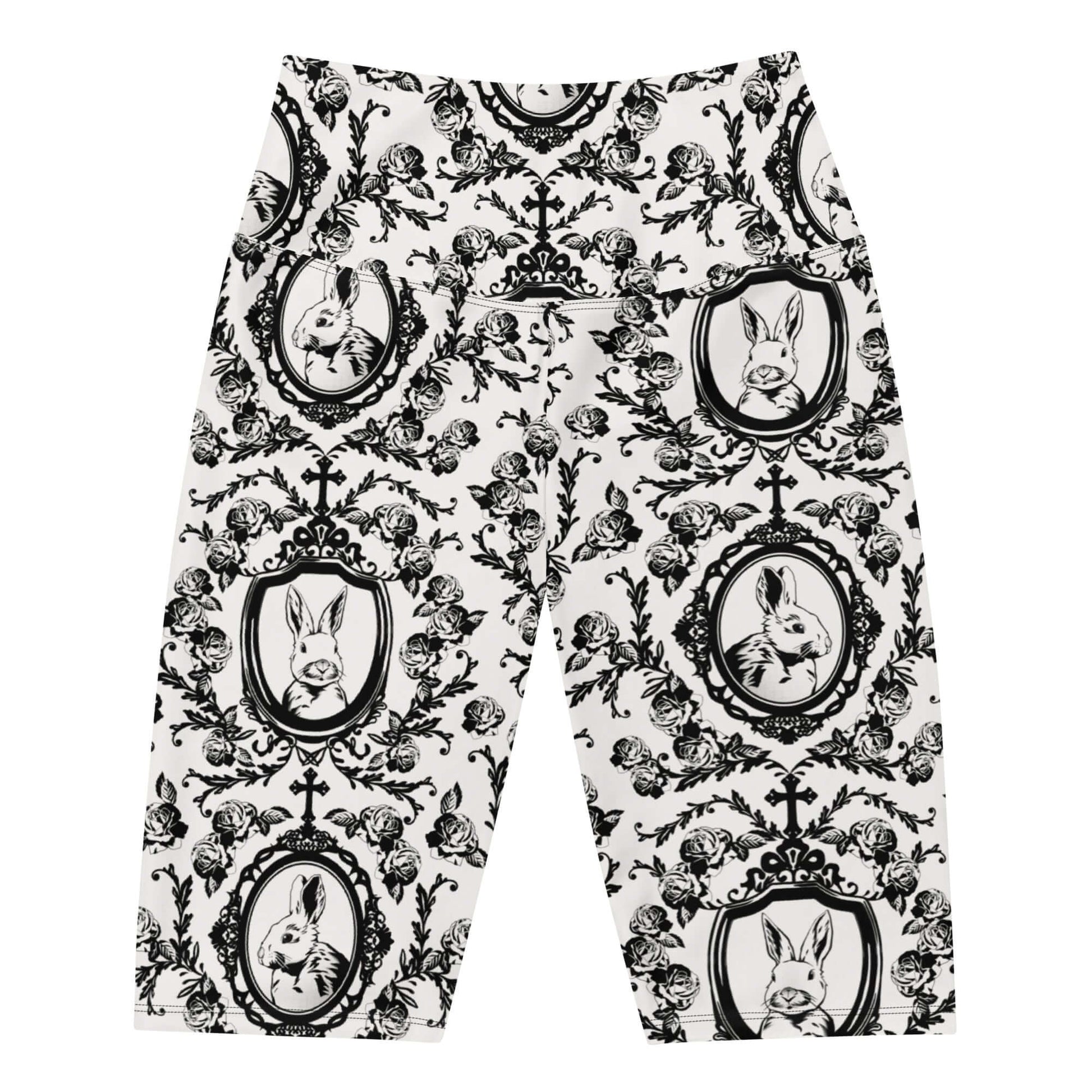 Elevate your style with Queen's Beloved Bunny Biker Shorts, perfect for lounging or a chic outing.