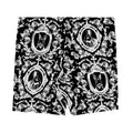 Stylish Queen's Beloved Bunny Shorts featuring elegant black and white bunny print, perfect for lounging or outings.
