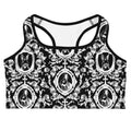 Stylish Queen's Beloved Bunny Sports bra featuring a unique design, perfect for your gym collection.