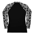 Stylish Queen's Beloved Bunny Rash Guard with a unique design, perfect for swimming and active wear.