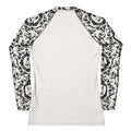 Queen's Beloved Bunny Rash Guard features elegant design, perfect for active moments in or out of the water.