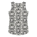 Stylish Queen's Beloved Bunny Tank Top featuring a regal bunny print, perfect for casual, year-round wear.