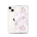 Sleek Anniversary iPhone® Clear Case, protecting against scratches and dirt, with a stylish floral design for added flair.