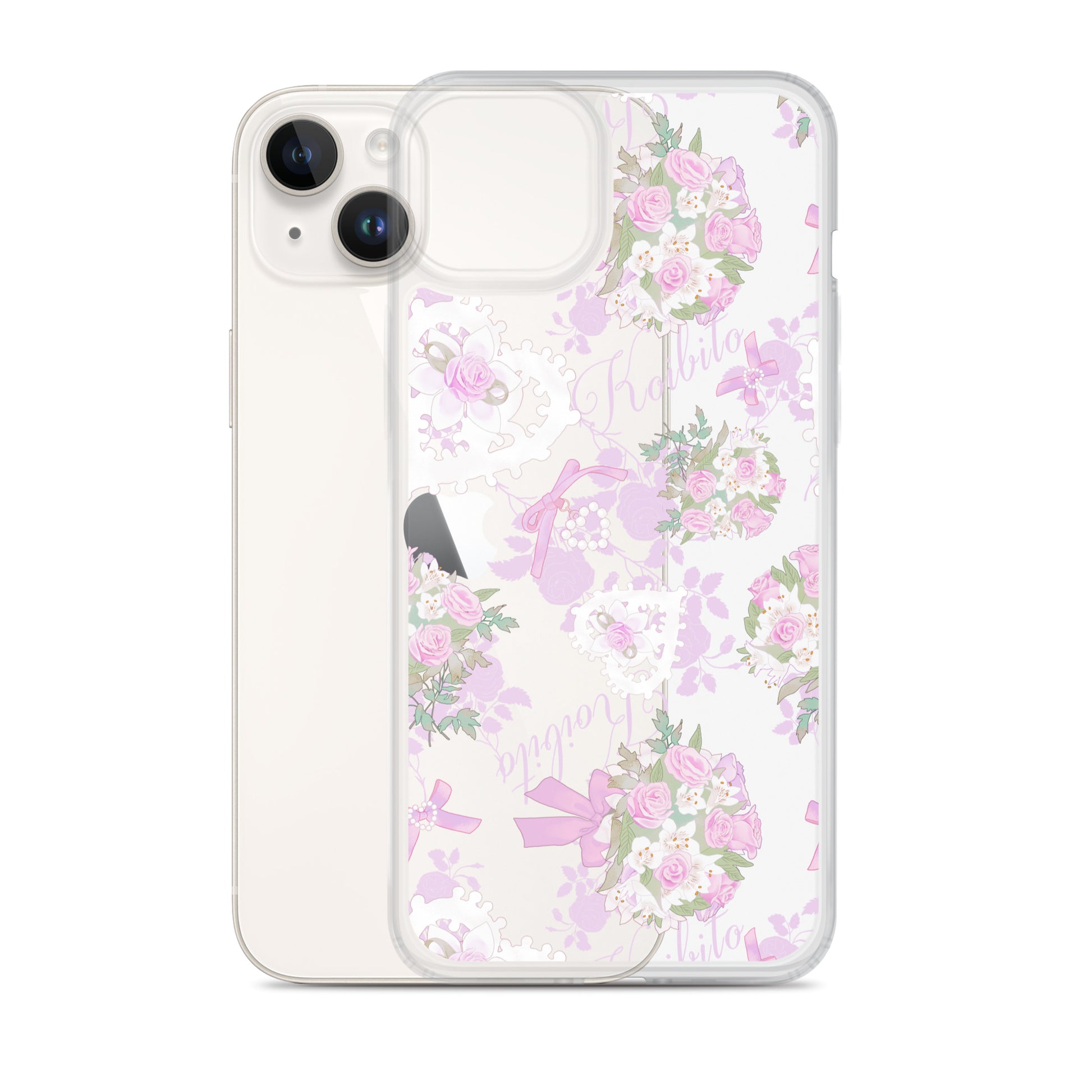 Sleek Anniversary iPhone® Clear Case with solid back and flexible sides, protecting from scratches and dust.