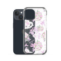 Stylish Anniversary iPhone® Clear Case featuring a solid back and flexible sides for ultimate protection and easy access.