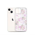 Sleek Anniversary iPhone® Clear Case featuring floral design, protecting against scratches and dust. Perfect for your phone!
