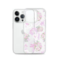 Stylish Anniversary iPhone® Clear Case offers sleek protection with a solid back and flexible sides for easy use.