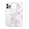 Sleek Anniversary iPhone® Clear Case featuring floral design for ultimate protection against scratches and dirt.