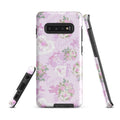 Stylish Anniversary Samsung® Tough Case featuring floral design, ensuring protection and elegance for your Galaxy S10+.