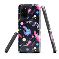 Colorful Axolotl Samsung® Tough Case features a vibrant design, ensuring both style and robust protection for your phone.