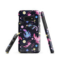 Colorful Axolotl Samsung® Tough Case featuring a sleek design, impact-resistant materials for ultimate protection.