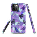 Stylish Butterfly iPhone® Tough Case features a durable dual-layer design for maximum protection and impact absorption.