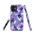 Colorful Butterfly iPhone® Tough Case featuring a durable dual-layer design for stylish protection all year round.