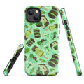 Choco Mint iPhone® Tough Case features a stylish design with durable dual-layer protection for your device.