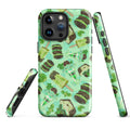 Stylish Choco Mint iPhone® Tough Case featuring a minty design for protection and fashion all year round.