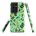 Choco Mint Samsung® Tough Case features a vibrant design for stylish protection against bumps and scratches.