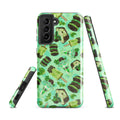 Choco Mint Samsung® Tough Case featuring a vibrant design that protects your phone while adding style and durability.