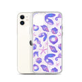 Sleek Sea Princess iPhone® Clear Case featuring vibrant marine designs, offering full protection and easy access to ports.