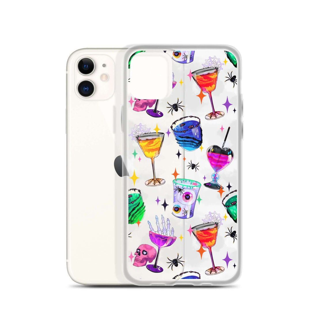Protect your iPhone with the stylish Monster Party iPhone® Clear Case, featuring vibrant designs and flexible sides.