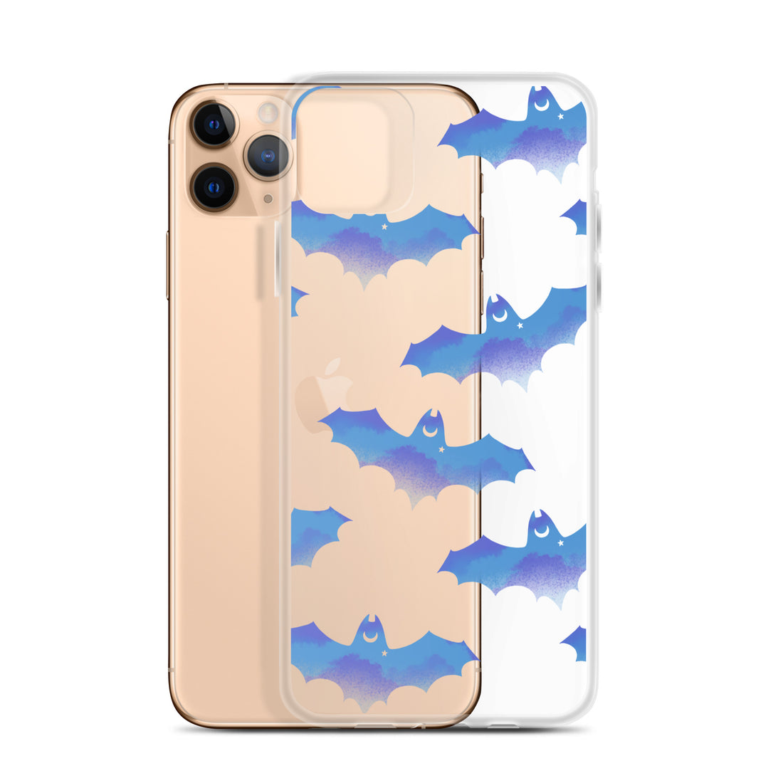 Protect your phone in style with the Lilith iPhone® Clear Case, featuring a sleek design and vibrant bat graphics.