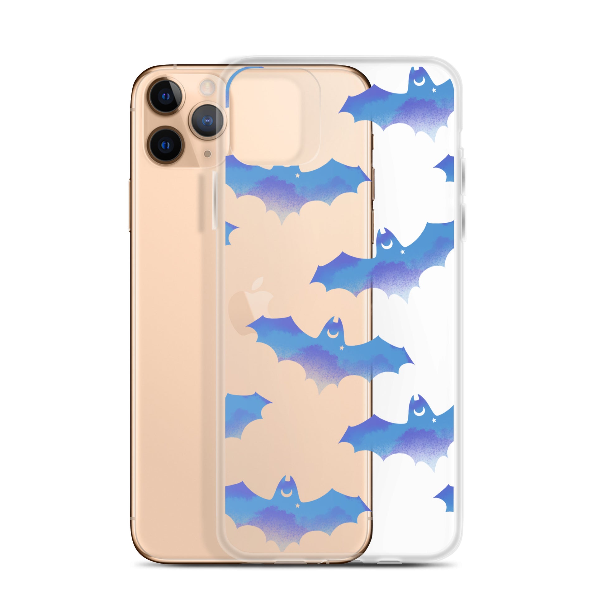 Protect your phone in style with the Lilith iPhone® Clear Case, featuring a sleek design and vibrant bat graphics.