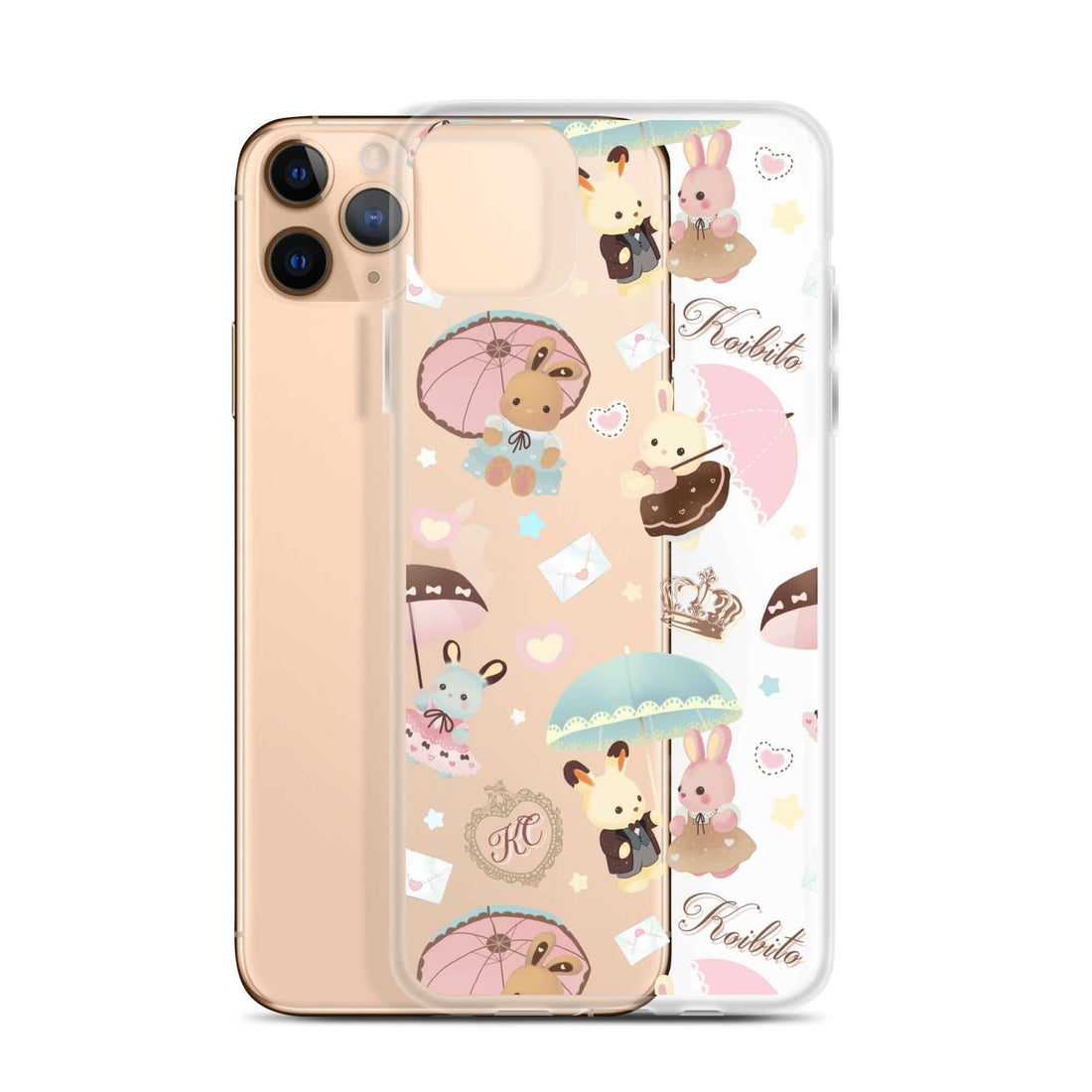 Protect your phone stylishly with the Parasol Bunny iPhone® Clear Case, featuring adorable designs and durable materials.