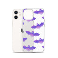 Morrigan iPhone® Clear Case features a sleek design with bats, protecting against scratches and dirt for your phone.