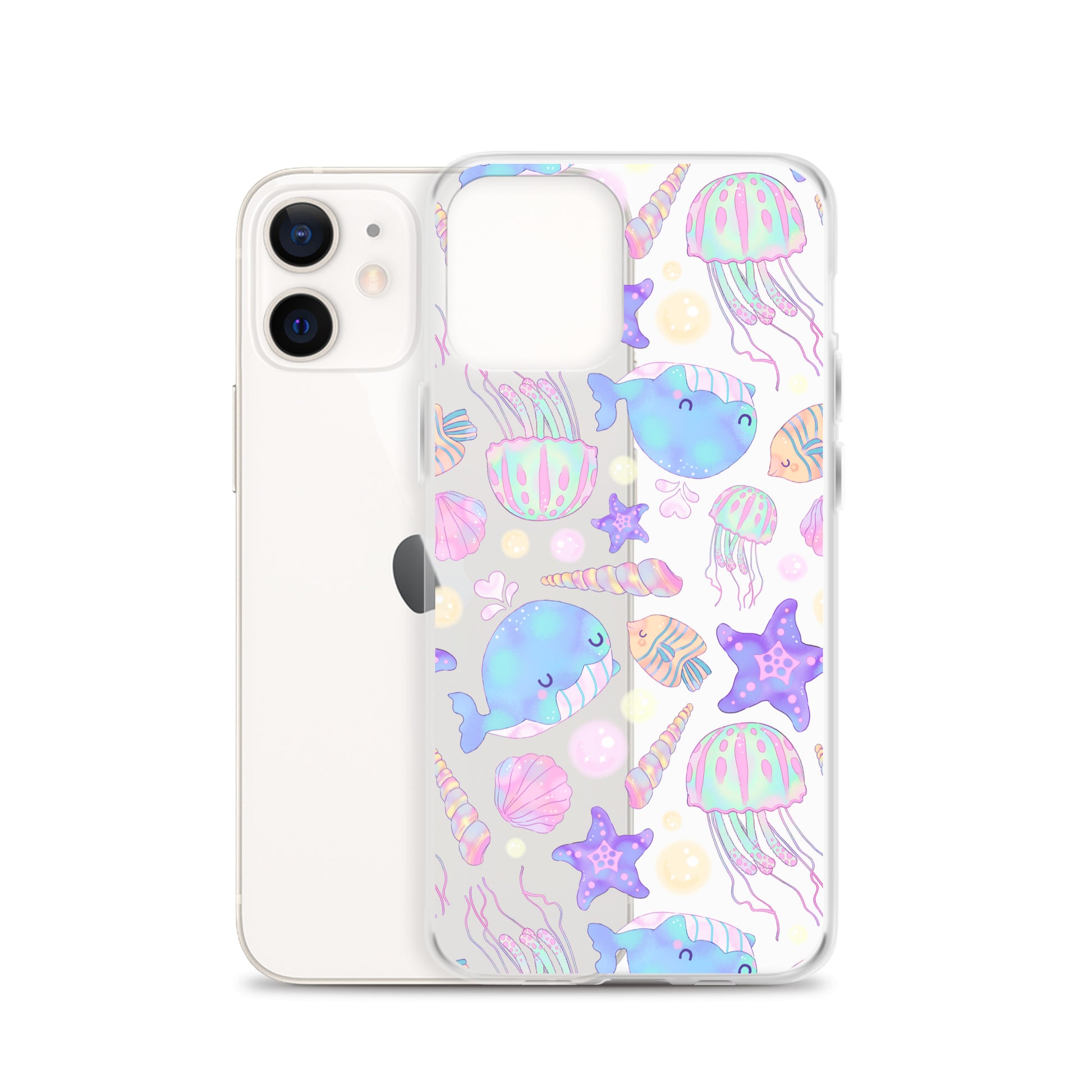 Protect your iPhone® in style with the Under the Sea iPhone® Clear Case featuring vibrant ocean-themed designs.