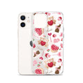 Stylish Sugar Sweetheart iPhone® Clear Case offering protection against scratches and dirt with a chic design.