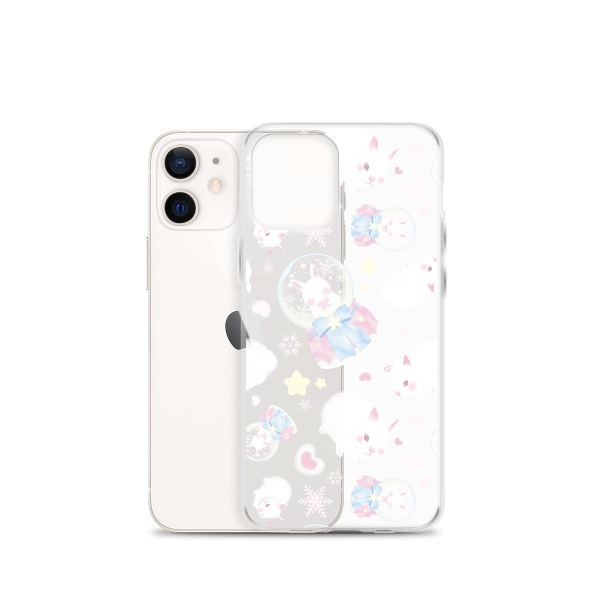 Sleek Snow Bunny iPhone® Clear Case offers stylish protection against scratches and dirt, perfect for any iPhone®.