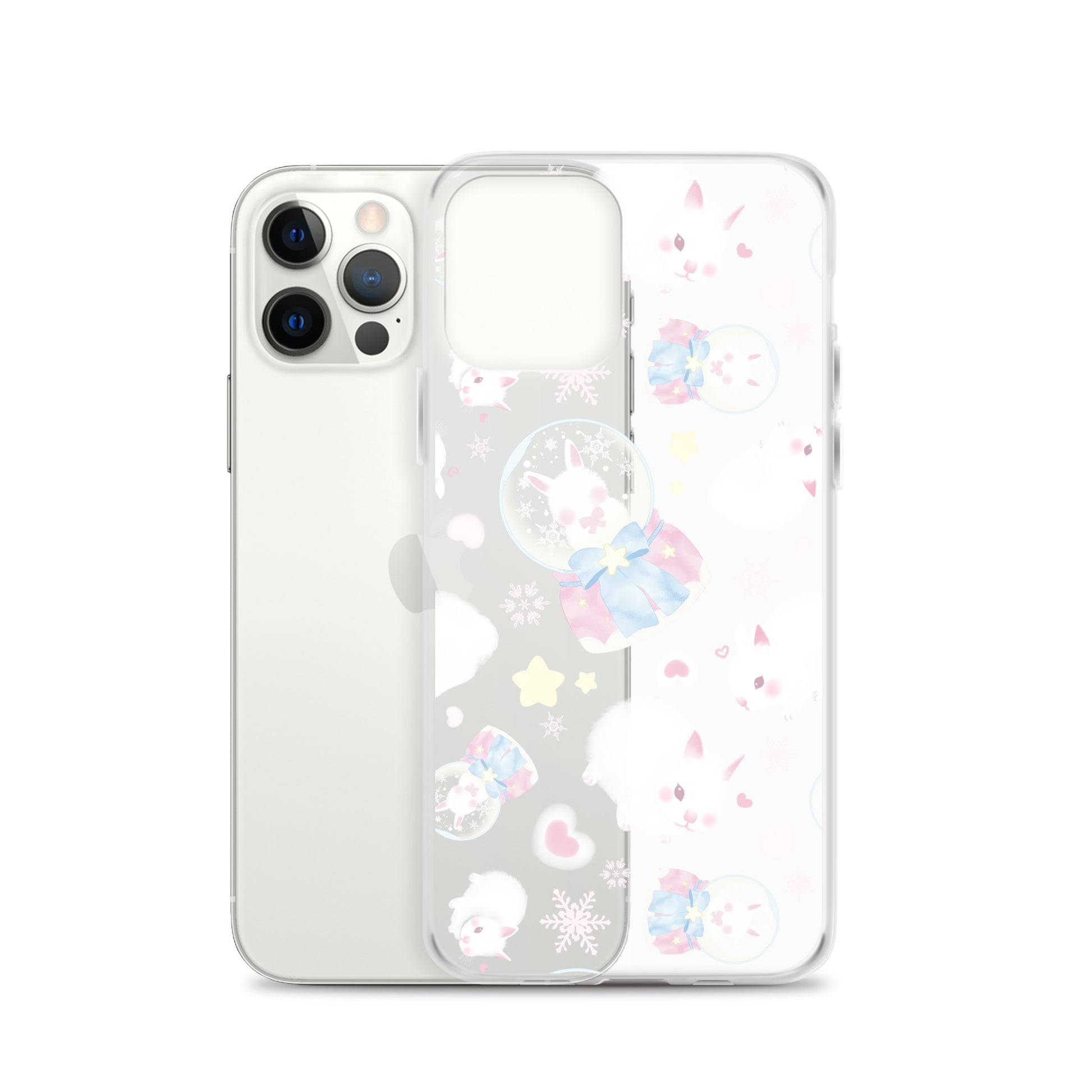 Sleek Snow Bunny iPhone® Clear Case offers protection from scratches and dirt with a stylish, flexible design.