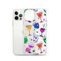 Monster Party iPhone® Clear Case features vibrant drink designs, combining style and protection for your phone.