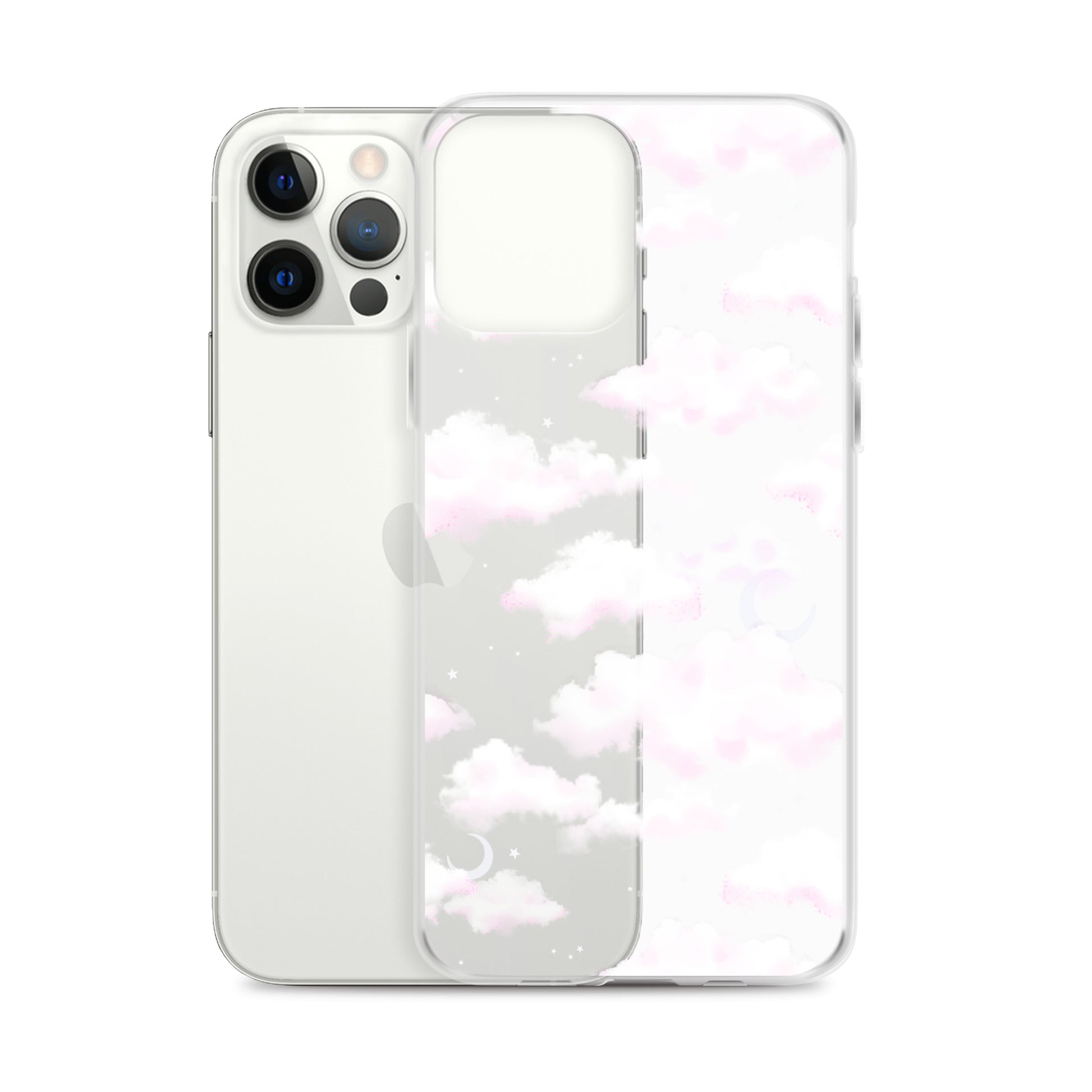 Sleek Cloudy Sky iPhone® Clear Case features a flexible design that protects against scratches and dirt.