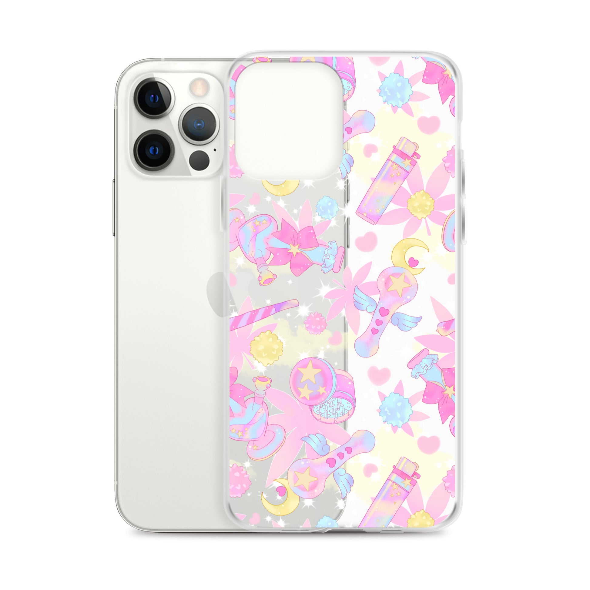Colorful Indica Magica iPhone® Clear Case showcases a unique design while providing excellent protection for your phone.